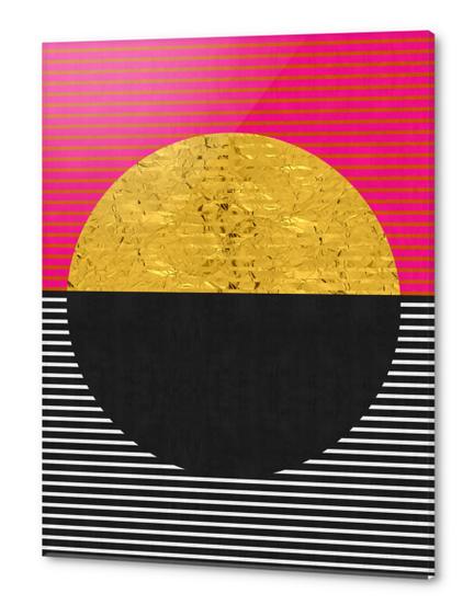 Geometric and golden art Acrylic prints by Vitor Costa