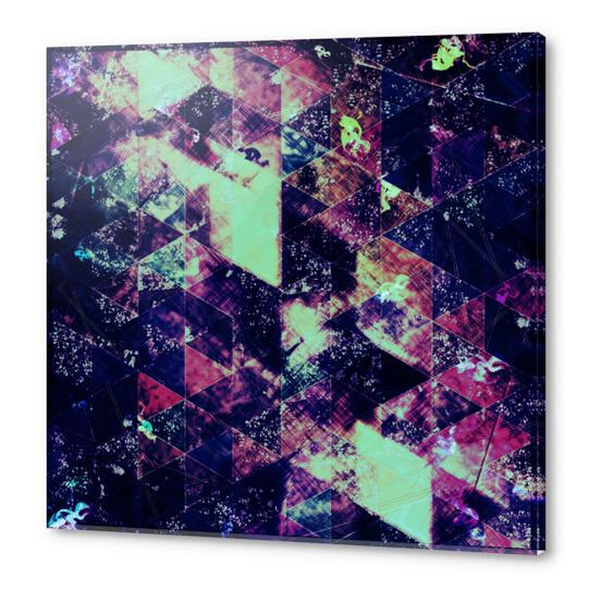 Abstract Geometric Background #4 Acrylic prints by Amir Faysal