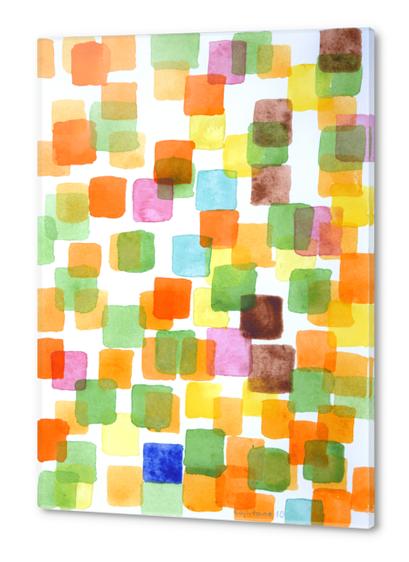 First Squares Pattern Acrylic prints by Heidi Capitaine