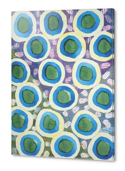 Four Directions Dot Pattern Acrylic prints by Heidi Capitaine