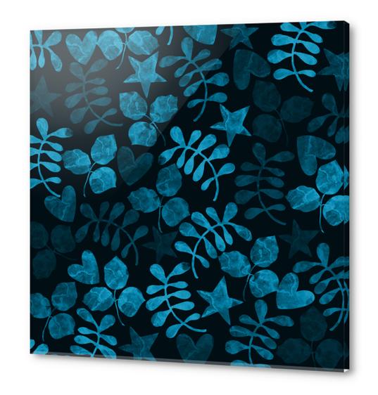 LOVELY FLORAL PATTERN X 0.19 Acrylic prints by Amir Faysal