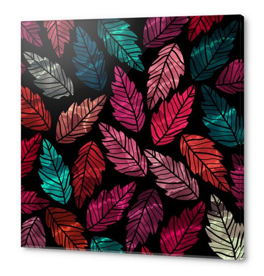 Leaves X 0.2 Acrylic prints by Amir Faysal