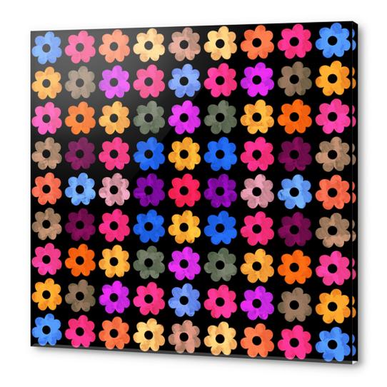 LOVELY FLORAL PATTERN X 0.17 Acrylic prints by Amir Faysal