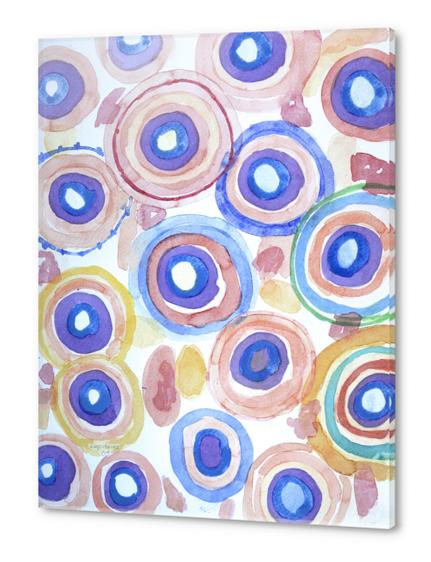 Picturesque Pastel Circles Pattern  Acrylic prints by Heidi Capitaine