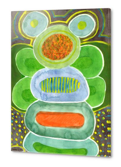 The filled Caterpillar  Acrylic prints by Heidi Capitaine