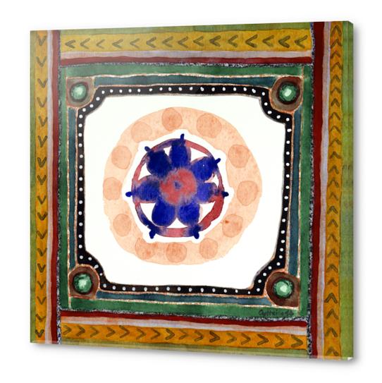 Indian Mandala  Acrylic prints by Heidi Capitaine