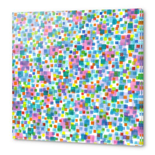 Pink beneath Square-Confetti  Acrylic prints by Heidi Capitaine
