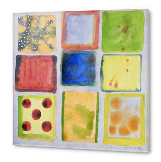 Nine Squares Showing Off  Acrylic prints by Heidi Capitaine