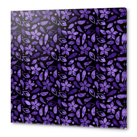 LOVELY FLORAL PATTERN X 0.16 Acrylic prints by Amir Faysal