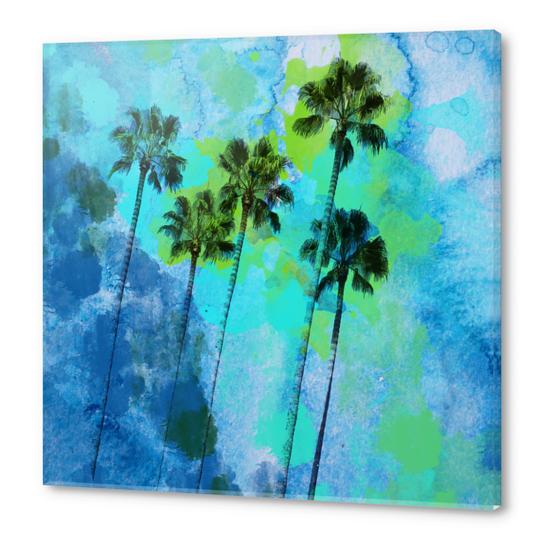 Palm trees on the beach  Acrylic prints by Irena Orlov