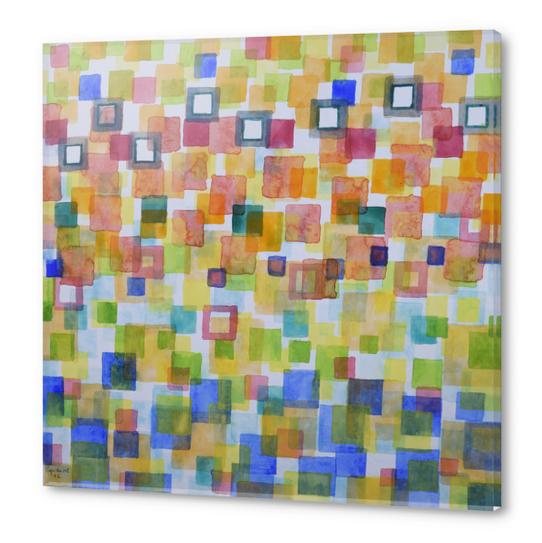 Light Squares and Frames Pattern Acrylic prints by Heidi Capitaine