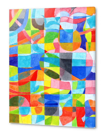 Grid with integrated Bizarre Shapes  Acrylic prints by Heidi Capitaine