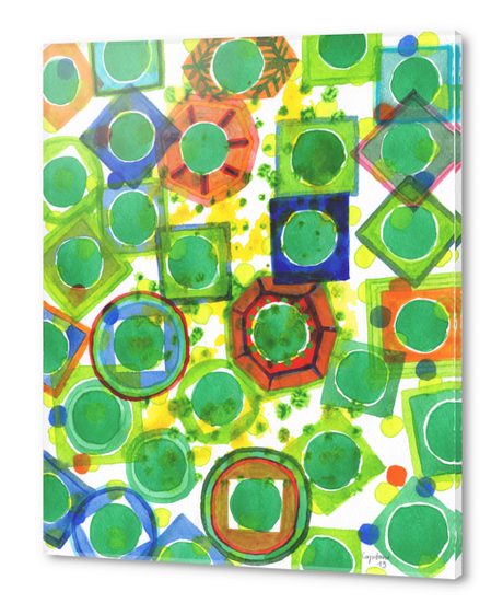 Green Core Qualities  Acrylic prints by Heidi Capitaine
