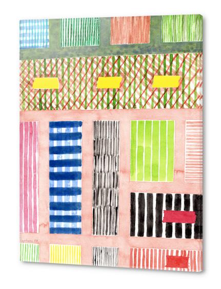 Friendly Pattern Mix On Pink  Acrylic prints by Heidi Capitaine