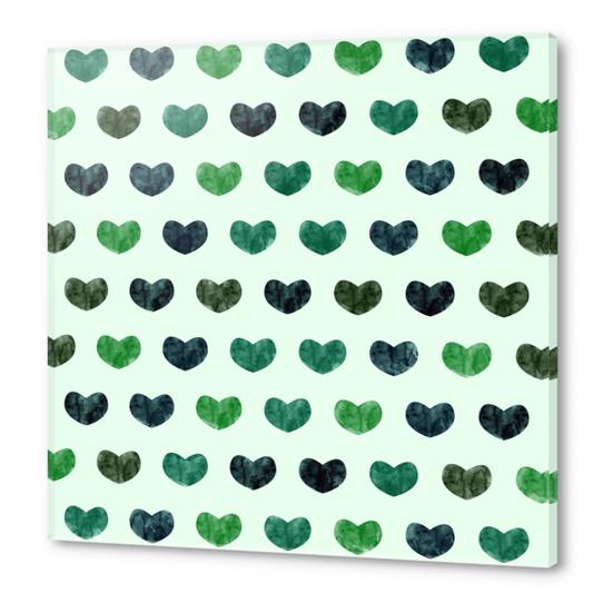 Cute Hearts X 0.2 Acrylic prints by Amir Faysal