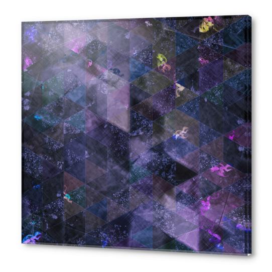 Abstract Geometric Background Acrylic prints by Amir Faysal