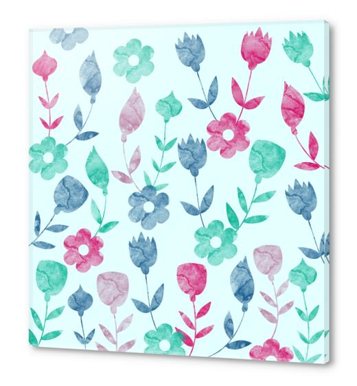 LOVELY FLORAL PATTERN X 0.5 Acrylic prints by Amir Faysal