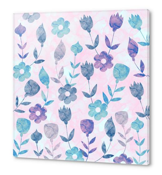 LOVELY FLORAL PATTERN X 0.18 Acrylic prints by Amir Faysal