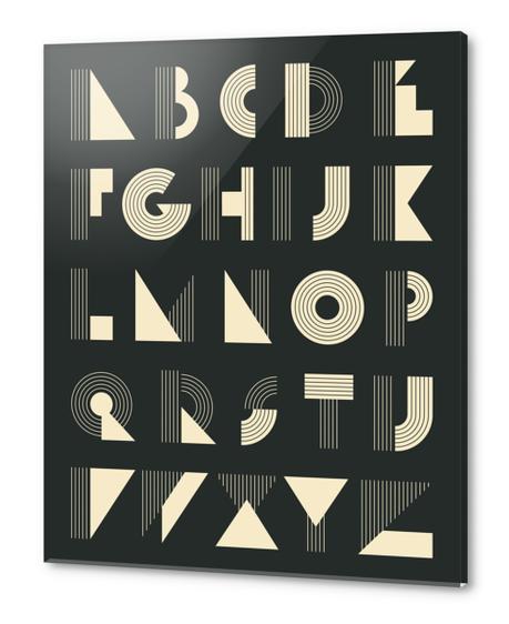 ALPHABET 1 Acrylic prints by Jazzberry Blue