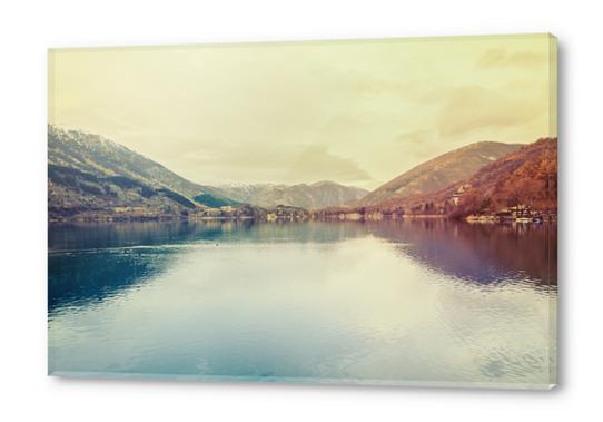 A beautiful lake Acrylic prints by Salvatore Russolillo
