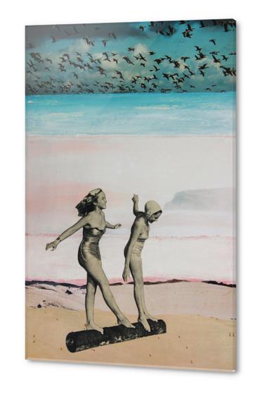 BEACH GIRLS Acrylic prints by db Waterman