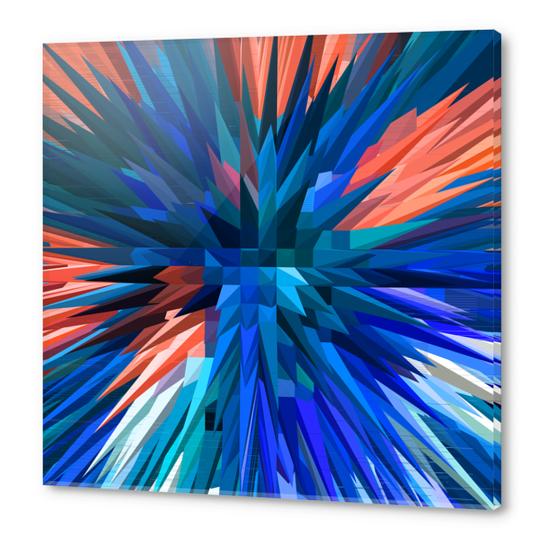 Blue Explosion Acrylic prints by Vic Storia