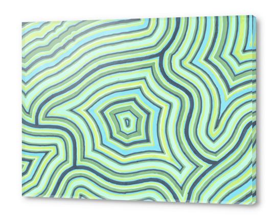 Blue Green Pattern Play Acrylic prints by ShinyJill