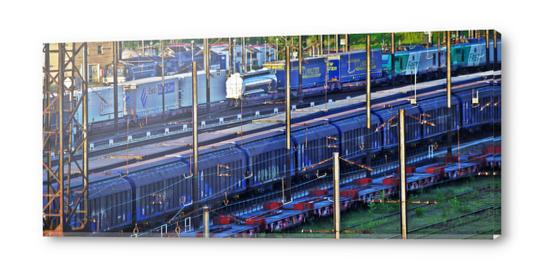 Color train Acrylic prints by Stefan D