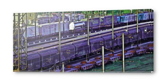 Color train 4 Acrylic prints by Stefan D