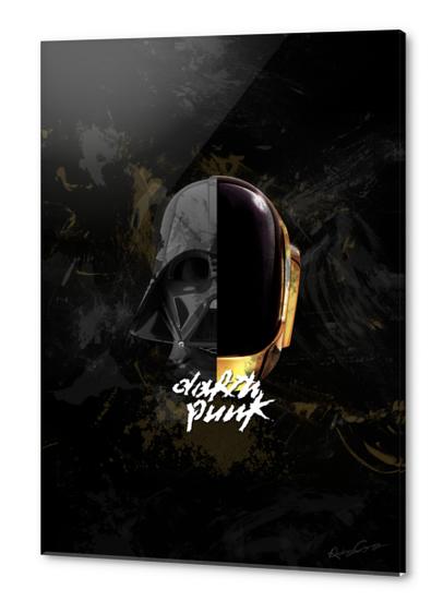 Darth Punk Acrylic prints by Roberto Caporilli