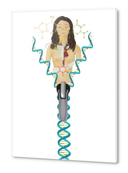 DNA Acrylic prints by frayartgrafik