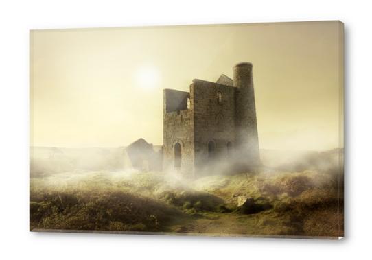 Foggy morning in western UK Acrylic prints by Jarek Blaminsky