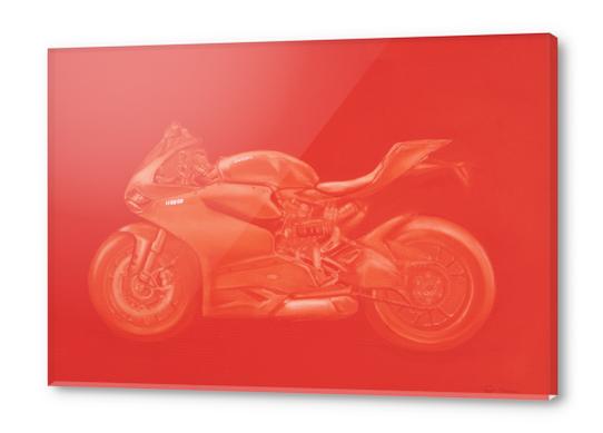 Ducati 1199 Acrylic prints by di-tommaso