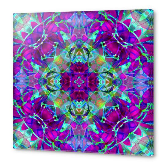 kaleidoscope Floral Abstract G16 Acrylic prints by MedusArt