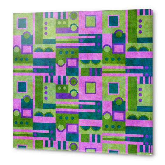 Little Boxes Green Acrylic prints by Shelly Bremmer