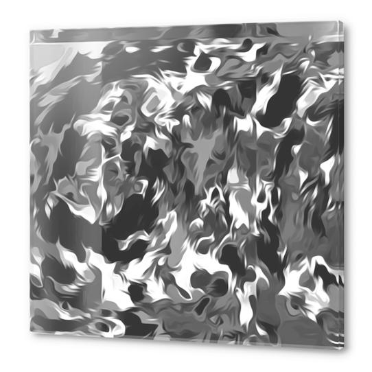 black and white spiral painting abstract background Acrylic prints by Timmy333
