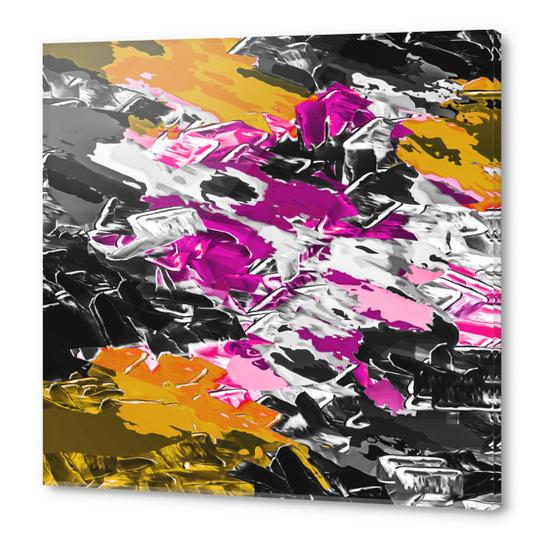 purple pink yellow brown black painting texture abstract background Acrylic prints by Timmy333