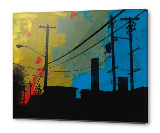 Industrial West Acrylic prints by dfainelli