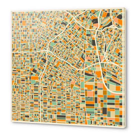 LOS ANGELES MAP 1 Acrylic prints by Jazzberry Blue