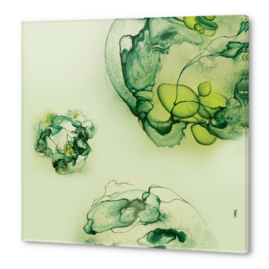 Light 2 - Green Acrylic prints by darling
