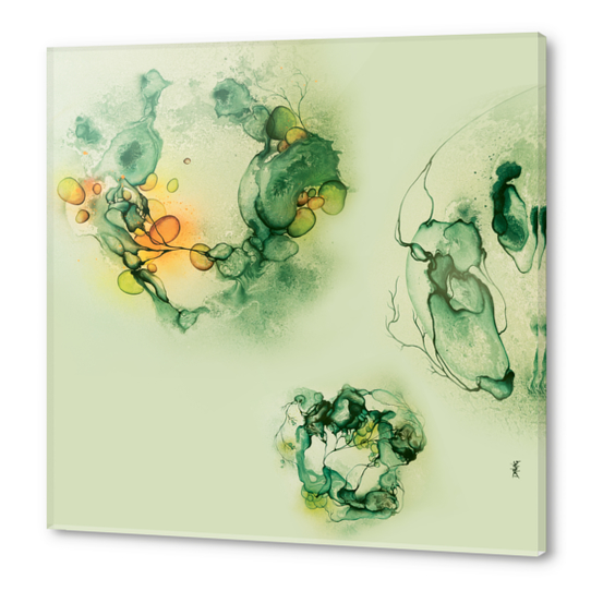 Light 3 - Green Acrylic prints by darling