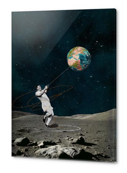 La planète est marteau Acrylic prints by tzigone