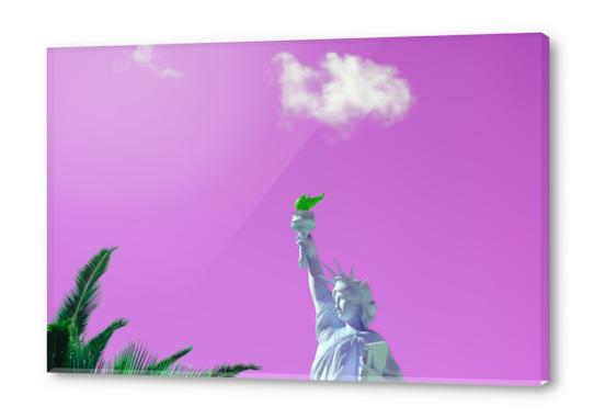 Tropical Liberty Acrylic prints by Louis Loizou