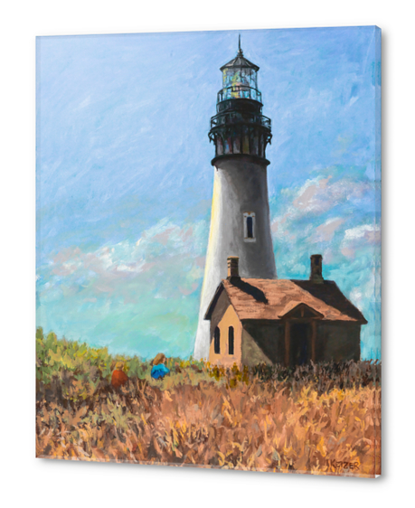 Yaquina Head Lighthouse, Oregon, Newport Acrylic prints by DanKeizer