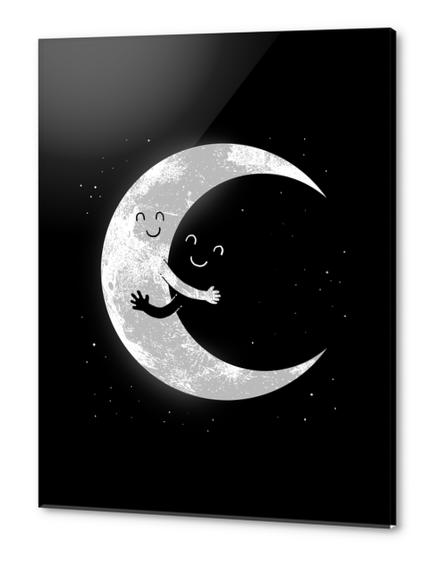 Moon Hug Acrylic prints by carbine