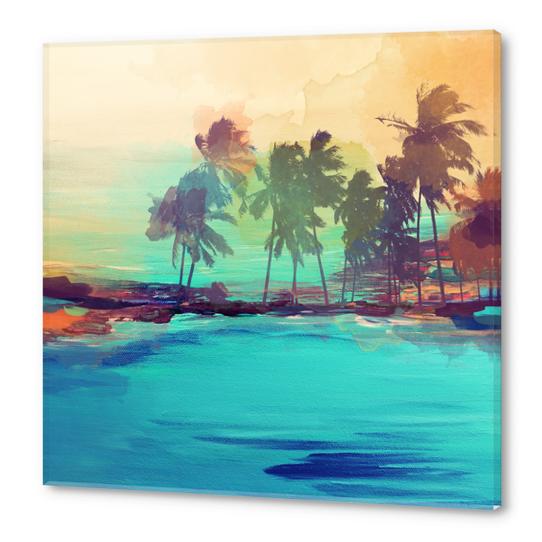 Palm Island Acrylic prints by Irena Orlov