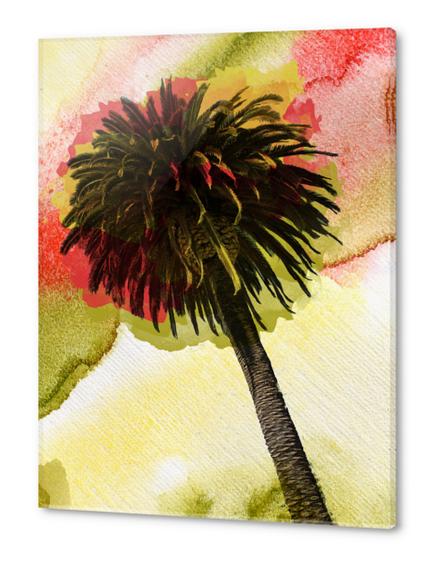 Pacific ocean Palm tree sunset Acrylic prints by Irena Orlov