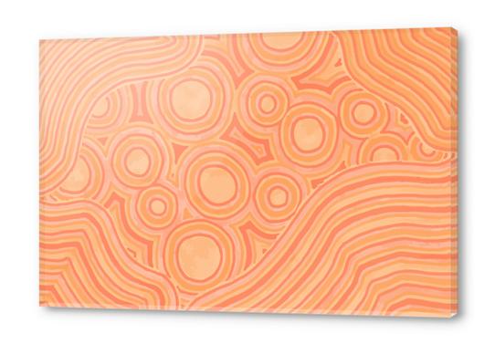 Orange Color Burst Acrylic prints by ShinyJill