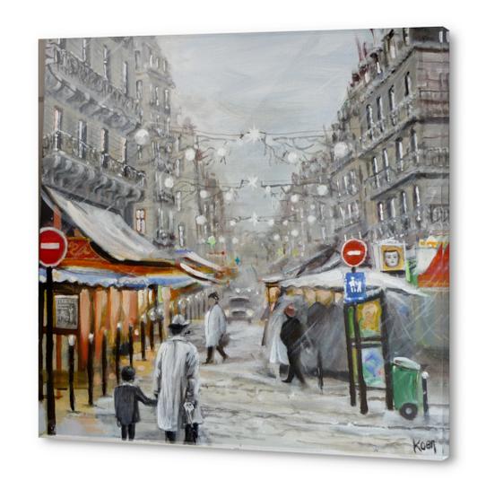 neige à Paris Acrylic prints by Koen De Weerdt