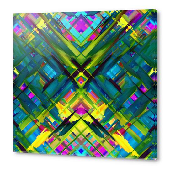 Colorful digital art splashing G467 Acrylic prints by MedusArt